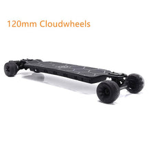 Load image into Gallery viewer, Ownboard Bamboo AT 3000W 39” All Terrain Electric Skateboard Dual Belt Motor 14AH battery Fiberglass Bamboo double-drop deck
