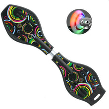 Load image into Gallery viewer, Adult Children&#39;s Two-wheeled Skateboard Beginners Flashing Vitality Board Two-wheeled Scooter
