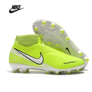 Nike Phantom VSN Elite DF AG Men Football Boots High Ankle Soccer Shoe Women Man Football Shoes Botas